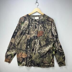 Vintage Y2K Realtree Camo Long Sleeve Shirt Large